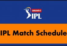 IPL schedule