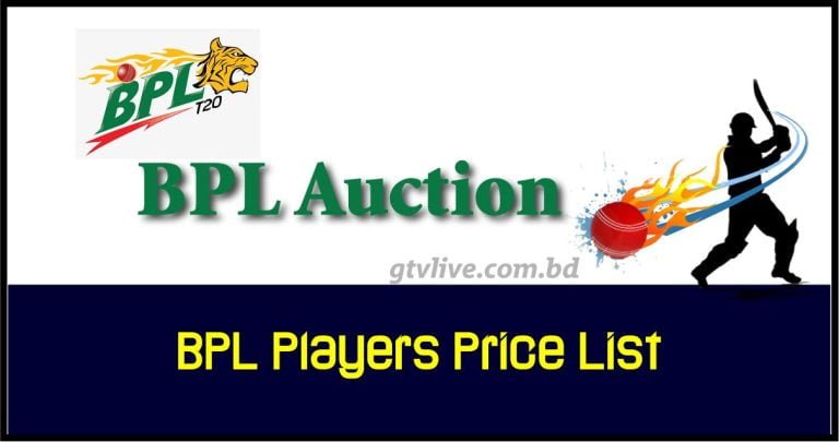 BPL Players Price List