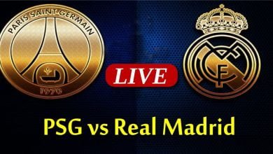 PSG vs Real Madrid Live