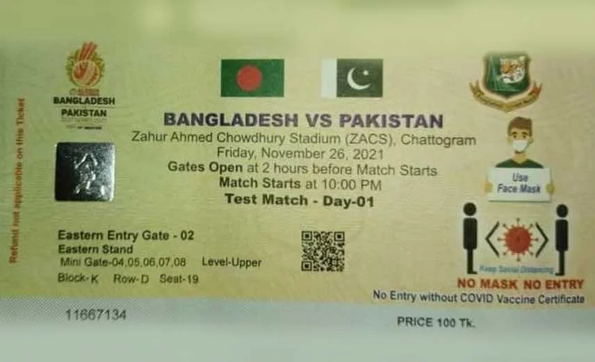 Bangladesh vs England 2023 Ticket Price