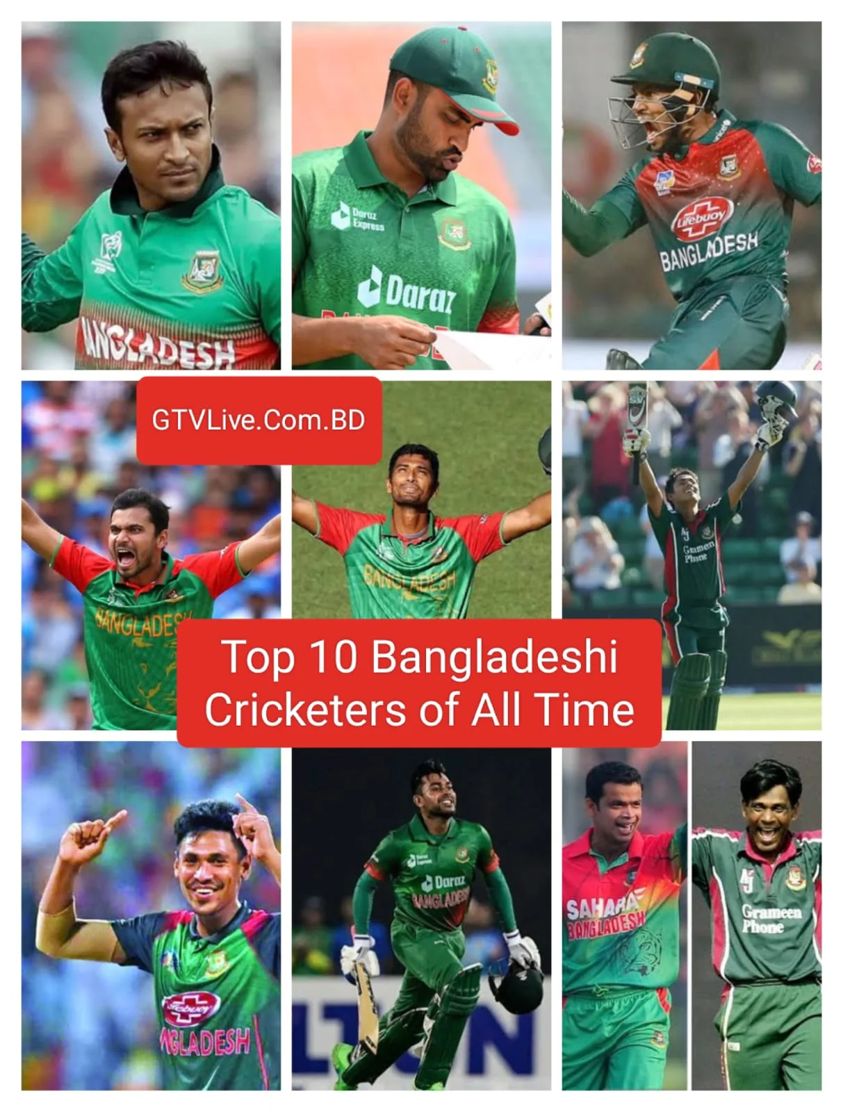 Top 10 Bangladeshi Cricketers of All Time