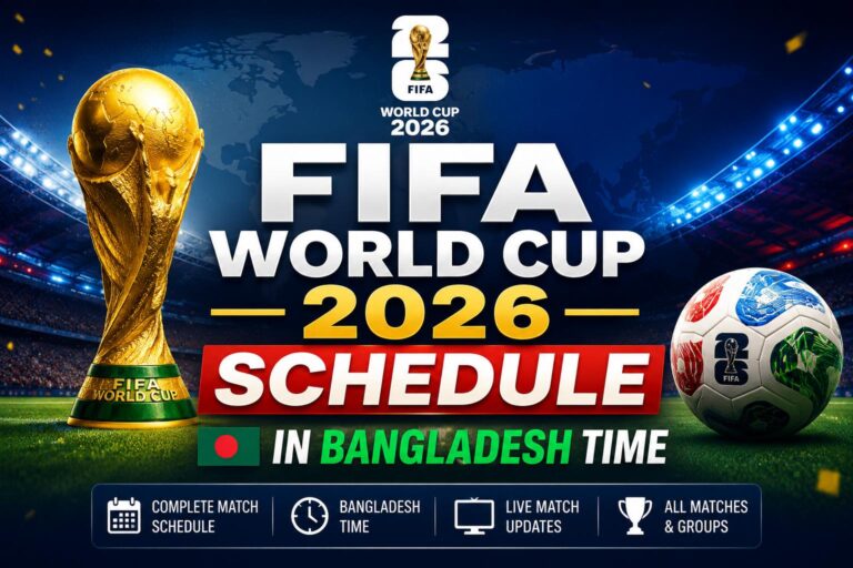 FIFA World Cup 2026 Schedule in Bangladesh Time